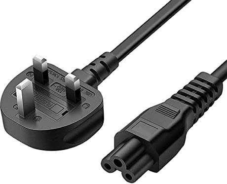 Mr. Gadget's Solutions® 10ft (3m) BS 1363 to C5 (Clover Leaf), UK Laptop Charger Replacement Power Brick Cable Compatible with Acer, Dell, HP, Sony, Delta, Lenovo, ThinkPad, IdeaPad