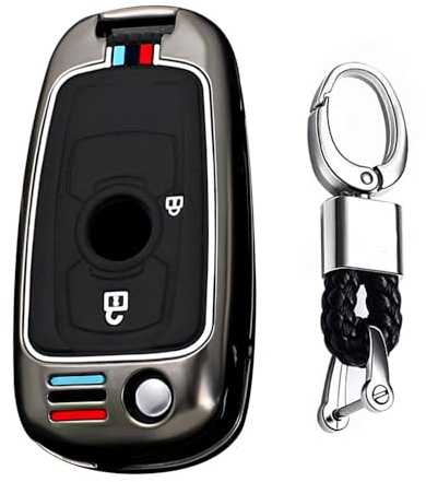 TECART Klappschlüssel Autoschlüssel Hülle cover Passt für Passt für Buick Verano Encore GX GL6 Passt für Opel Vauxhall Astra K Corsa E Schutzhülle Schlüsselcover Zubehör Auto Schlüssel 2 3 Taste