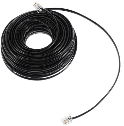 Gatuida Cavo Telefonico Prolunga Lunga Cavo Di Rete Fissa Connessione Telefonica Estesa Per Ufficio o Casa Connettori Per Telefono Fisso Fax Modem e Segreterie Telefoniche
