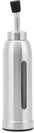 Dispenser Per Olio D'oliva, Oliera Per Aceto E Olio in Acciaio Inossidabile, Decanter Per Olio D'oliva con Beccuccio, Bottiglia Per Olio D'oliva con Versatore Per Cucina(C)