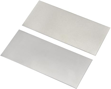 CoCud Pierre à Aiguiser Diamantée, Grain 600 800, Taille Totale 6,69 x 2,95, Outil D'Affûtage - (Applications : pour le Meulage du Métal), 2 Pièces