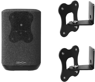 EUGOOCX 1 paire de supports muraux pour haut-parleur sans fil Denon Home 150 - En métal - Pour accessoires Home Audio Smart Speaker