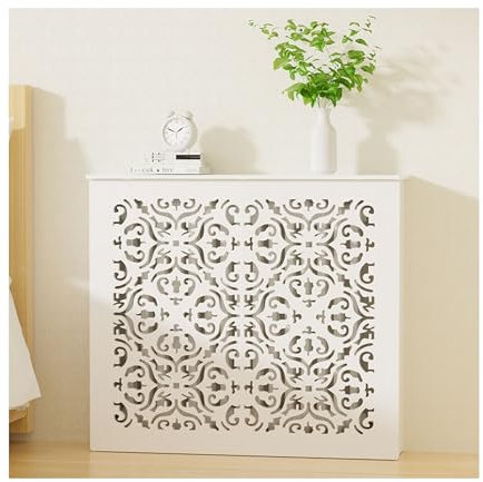 Heizungsabdeckung Heizkörperverkleidung Holz Vertikal Lamell Heizungsverkleidung Heizkörperabdeckung heizung verkleidung Heizkörper Abdeckung für Wohnzimmer/Schlafzimmer/Küche(60*70*20cm/23.6*27.6*7.9