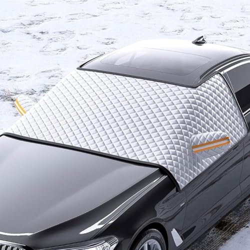 Ashild Frontscheibenabdeckung für Ford Transit Connect/Transit Connect V408/Transit Courier B460, Auto Windschutzscheiben Abdeckung Faltbar Scheibenabdeckung Autoabdeckung Eisschutzfolie Zubehör