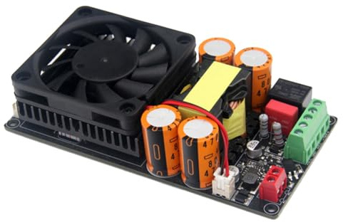 DHYAWUER HIFI IRS2092 1000W Mono Channel Digital Class D Stage Subwoofer Power Amplifier Board with Speaker Protect Relay Easy Install Easy to Use A