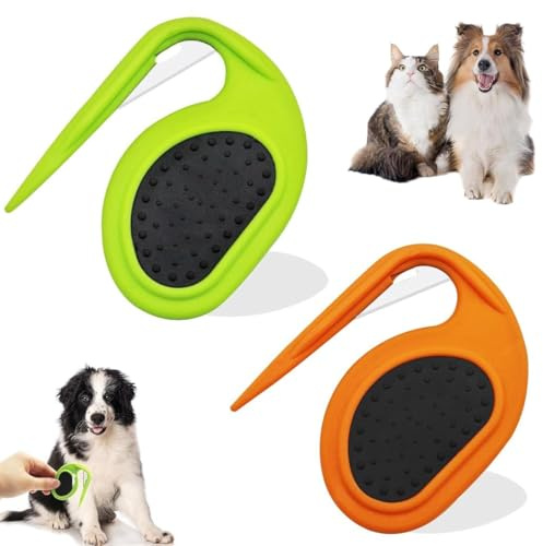 JRYXDS 2 Pcs Knotenkamm Für Haustiere Entfilzungsmesser Katze Pet Knotting Comb Perfekt Zum Entfernen Von Verfilzungen Beauty-Tools