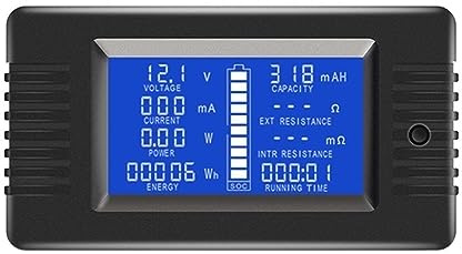 DC 0-200V 50A Voltmetro Amperometro Batteria For Auto Tester Capacità Resistenza Elettricità Misuratore Di Tensione Monitor 12v 24v 48v 96v