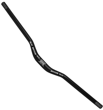 AEYINO Mountainbike fahrrad-Lenker 25,4/31,8 mm – 20/30/50/90/120 mm Rise | MTB-Lenker aus Aluminiumlegierung – 620/580/720/780 mm extra langer Fahrrad-Riser für E-Bikes, Klappräder und Downhill-Rennen