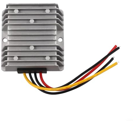 snowchecking DC 6V to 12V Step-Up Voltage Converter 10A 120W Aluminum Power Regulator Compatible with Cars Boats Monitoring Systems