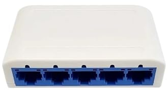 ZGHQHCDRH Switch di Rete Mini Switch A 5 Porte Ethernet 1000Mbps/100Mbps Gigabit Switcher Ad Alte Prestazioni RJ45(EU 5 Port 1000Mbps)