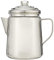 Coleman Caffettiera a percolatore in Acciaio Inossidabile capacità 12 Tazze Percolatore di caffè Leggero Nessun Filtro Necessario Durevole all'aperto per Campeggio Backpacking RV Stufa da Campeggio