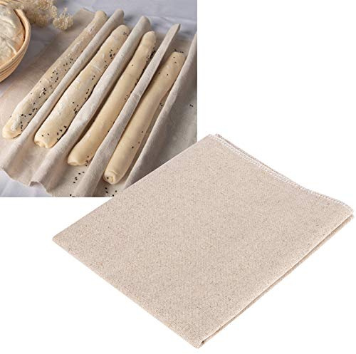 Tissu fermenté pour pain tissu d'épreuvage de boulangers professionnels, cuisson de pâte à pain de tapis fermenté en coton et lin, matériau durable