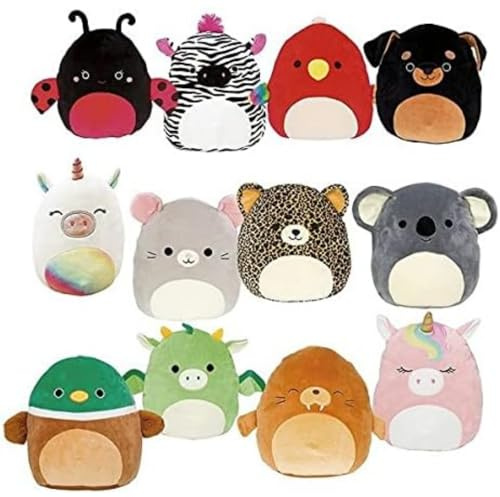 Squishmallows 133633 Plüsch Chaises Longues, Einheitsgröße, Sortiert – Randon-Modell, 1 Einheit