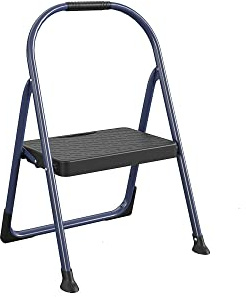CoscoProducts COSCO 11248NVY1E 1 Folding Big Step Stool, 225 lb. Weight Capacity, ANSI Type II