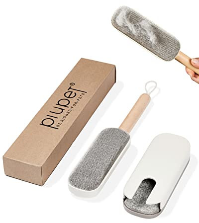 PiuPet® Haarentferner Tierhaare I Selbstreinigend I Pet Hair Remover I Tierhaarentferner Katzenhaare/Hundehaare I Tierhaarentferner Bürste | Fusselrolle Tierhaare | Katzenhaarentferner