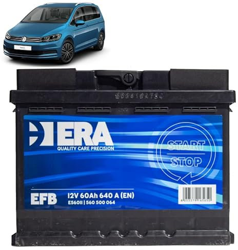 Batteria 60Ah EFB per Volkswagen Touran 1.0 1.5 TSI benzina 2015+