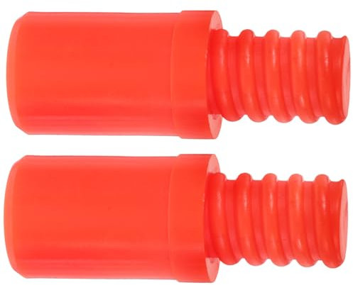 minkissy 2St Wischkopf Spitze für Teleskopstange Austausch der Gewindespitze schraubfitting longieren Spitze für Verlängerungsstange Stielspitzen für Besenstiele Amerikanischer Stil Adapter