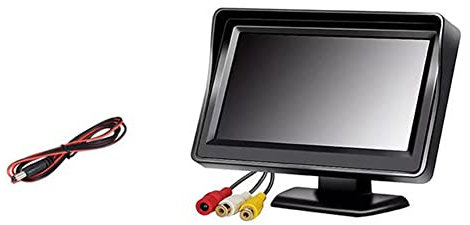 iFutniew Rückfahrkamera, Weitwinkel, 10,9 cm (4,3 Zoll), TFT-LCD-Display oder Monitor, wasserdicht, Nachtsicht, Rückfahrkamera, Monitor