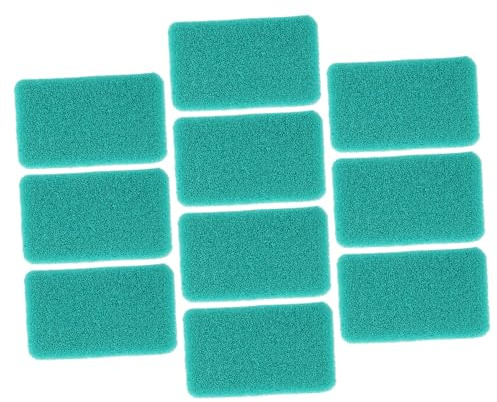 Cabilock Estropajos De Silicona Reutilizables 10 Pcs, Esponjas De Cocina Verde, Alta Densidad, Antiadherente y Secado Rápido, para Lavar Platos, Frutas y Verduras, Multiusos Domésticos
