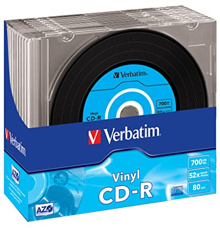 Verbatim CD-R AZO Data Vinyl (Pack de 10 discos)