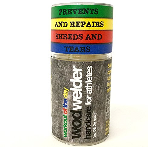 Callus Repair Hand Care Treatment Salve By WOD Welder - For Fitness Athletes, Gymnastics, Weightlifters, and Rock Climbing - Heals Rips and Tears, No Shaver Speeds Recovery - Smells Great, All Natural