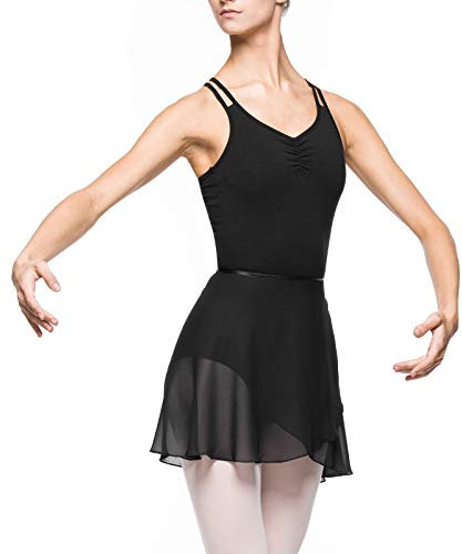 Arabesque Damen Ballett Wickelrock Ballettrock 2007 (L, Schwarz)