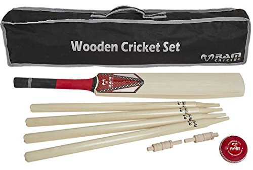 En bois de Cricket de – Disponible en tailles 3, 5 et H. Parfait pour un Fun Jeu de Cricket à la plage ou le parc Junior