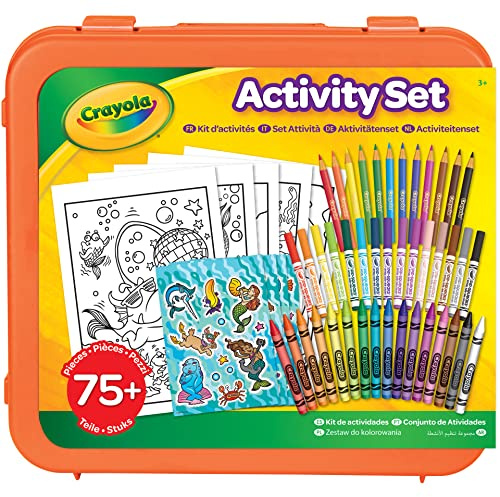 Crayola, Etui mit Waschbaren Markern, Buntstiften, Bleistiften, 95 Stück | Kreative Aktivität für Kinder