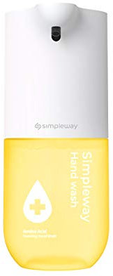 Simpleway C1 Distributeur de savon automatique sans contact 300 ml pour les mains Désinfectant et Intelligent