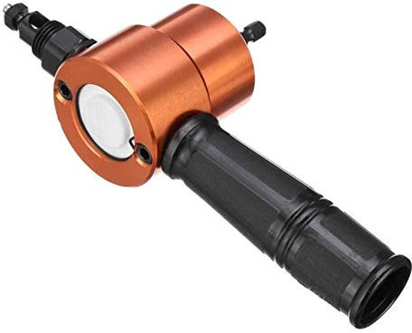 YT-160A Gold Double Head Sheet Metal Nibbler Cutter Drill Attachment Metal Sheet Cutter