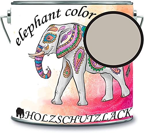 Vernice protettiva per legno per legno, resistente alle intemperie, protezione a lungo termine dagli agenti atmosferici, colore protettivo per legno RAL 7044 grigio seta//elephant color