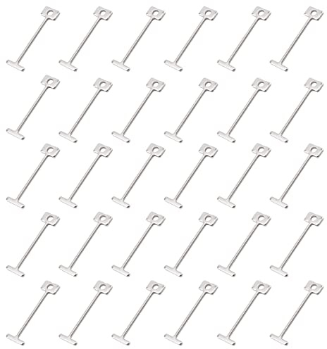 INCREWAY Ersatz-T-Pins Stahlnadeln, 200 Stück, 1,5 mm, T-förmige Ersatz-Stahlnadeln für Bodenwand