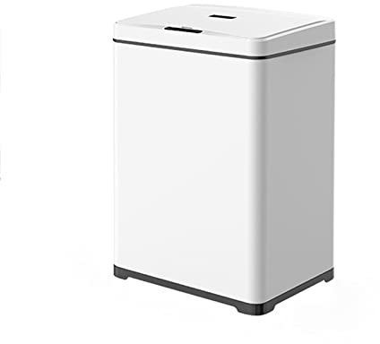 Boyuan Cubo de Basura Automático 30L Bote de Basura Automático Rectangular Cubo de Basura Inteligente con Tapa Cubo de Basura con Sensor para Cocina, Dormitorio, Baño
