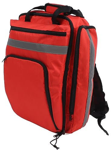 Pyhodi Notfallrucksack, Erste-Hilfe-Rucksack, Leere Medizinische Erste-Hilfe-Behandlung, Ersthelfer-Trauma-Tasche, Rote Notfalltasche für Camping, Radfahren, Wandern, Kindertagesstätte,