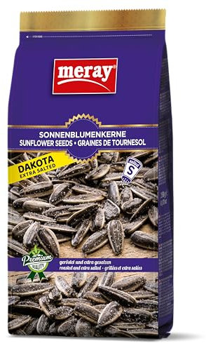 MERAY Pipas de girasol Dakota tostadas y extra saladas 250g