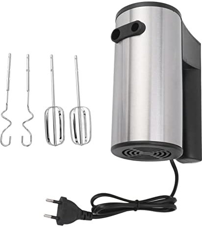 Sbattitore Elettrico, con Frusta Sbattitore Manuale Automatico in Acciaio Inossidabile 304 a 5 Velocità, Fruste Portatili Compatte Per Cucina,Sbattitore elettrico Quick Mix Fruste in acciaio inox