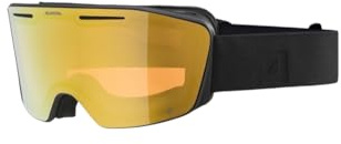 Alpina Nendaz Quattroflex Skibrille (831 black matt, Scheibe: Quattroflex gold (S2))