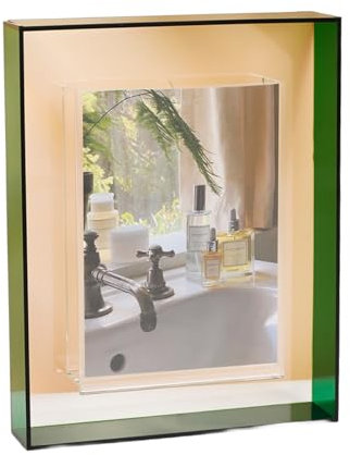 AGONEIR Cornice portafoto moderna, in acrilico trasparente e colorato