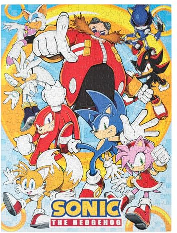 Grupo Erik Puzzle Sonic The Hadgehog Game – Puzzle 500 Teile Offizieller Sonic Fanartikel
