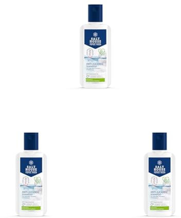 Salthouse Totes Meer Therapie Anti-Juckreiz Shampoo, beruhigende Formel mit Urea & Panthenol, für empfindliche Kopfhaut, 250ml (Packung mit 3)