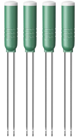 Royal Gardineer Bodenfeuchte-Hygrometer: 4er-Set Sensoren für 4in1-Funk-Bodenfeuchtigkeitsmesser BFM-100 (Feuchtigkeitsmessgerät Pflanzen, Pflanzenbodenfeuchtemesser, Topf)