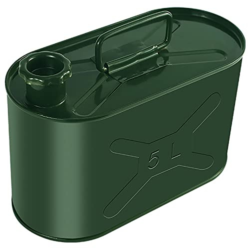Lata de Metal Verde para Combustible, Gasolina, Diesel, petróleo, Bio-etanol-Recipiente portátil Van Lorry Motocicleta de Aceite de Gasolina de gasolina-5L