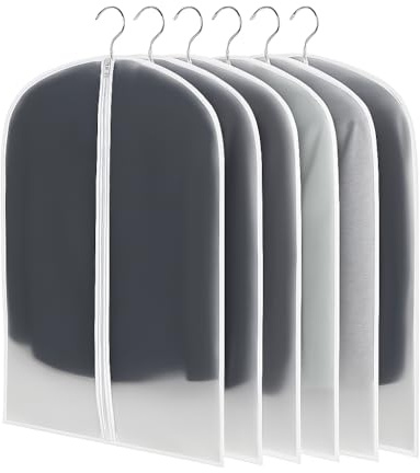 Kleidersack Anzug CNMTCCO Leichte Kleidersäcke Transparent Staubdicht Feuchtigkeitsbeständig Schimmelresistent Geeignet Für Kleider Jacken Hemden Abendkleider Aufbewahrung Und Schutz (60 * 160cm)
