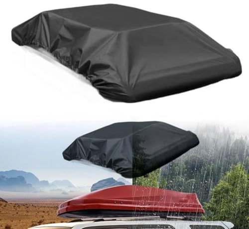 HpLive Protective Cover for Roof Box, Car Luggage Rack Cover, Silver-Coated, 210D, 4 Sizes (230 x 145 cm)