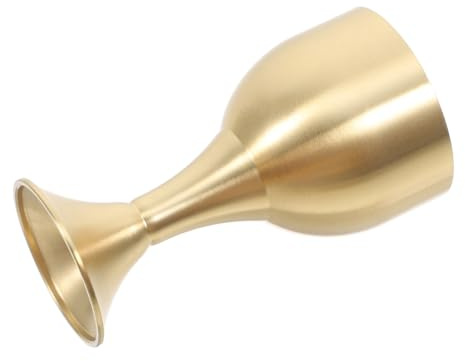 VALICLUD Calice Vino Rame Coppa Decorativa Multiuso Tazza Buddista Da Tavolo Piedini Coppa Per Offerte Resistente All Usura Delicata e Chic