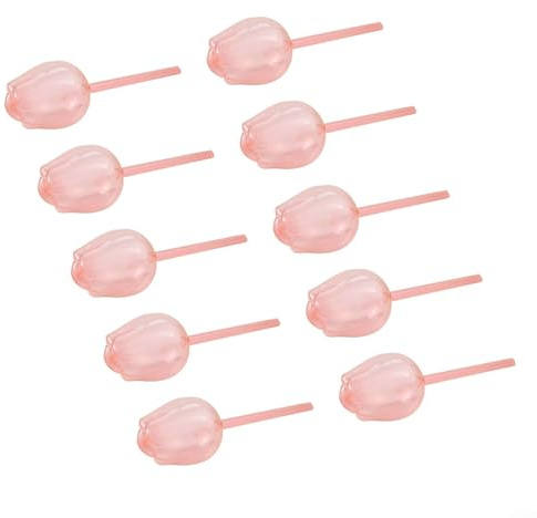Oniissy Shaped Automatic Watering Device with 10PCS Watering Balls for Indoor and Outdoor Plants Garden Watering Supplies (Light red)
