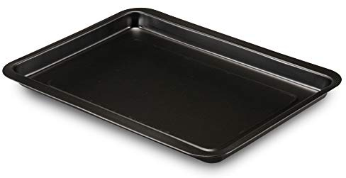 FORMEGOLOSE™, Teglia rettangolare 26x37 cm, Acciaio con rivestimento antiaderente, Nero