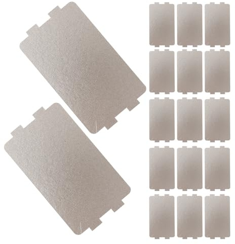 Garneck Láminas de Mica Ignífugas para Microondas 18 Piezas 116 X 65 CM Protección Térmica Antigrasa Repuestos para Hornos Microondas Hogar Oficina Restaurante