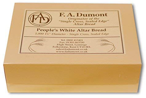 F.A. Dumont Altar Bread -1 1/8 White - 1000/Box