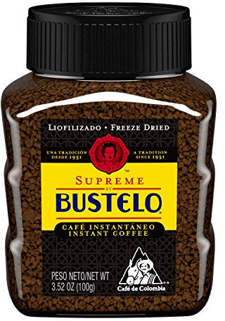 Supreme by Bustelo™ Freeze Dried Instant Coffee, 3.52 oz (100 g), Café Bustelo